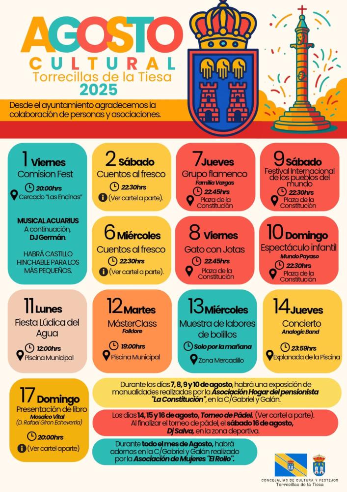 SEMANA CULTURAL AGOSTO 2025