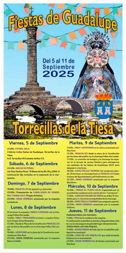 PROGRAMA FIESTAS DE GUADALUPE 2025