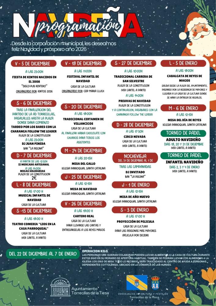 PROGRAMACIÓN NAVIDAD 2025